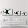 Wallity CAM-6008 Pintura Decorativa de Vidrio Templado 46 x 72 cm